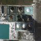 A satellite image shows the extent of the spill here. You can also see where domes are missing.